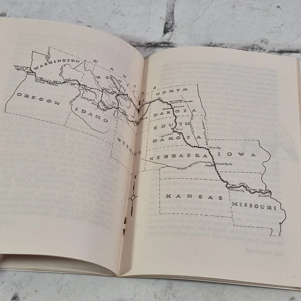 Vtg 1945 American Adventure Lewis and Clark Expedition Book Pioneer Trails Assn